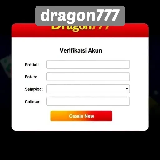 Cara Daftar dan Verifikasi Akun di Dragon777